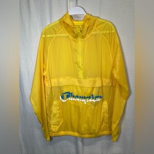 Champion Yellow Windbreaker Jacket